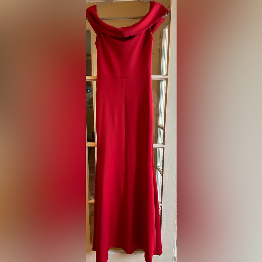 Off The Shoulder High Split Formal Maxi Dress. Si… - image 2